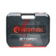 Набор инструментов 56 од. 1/2", 1/4" Intertool STORM Cr-V