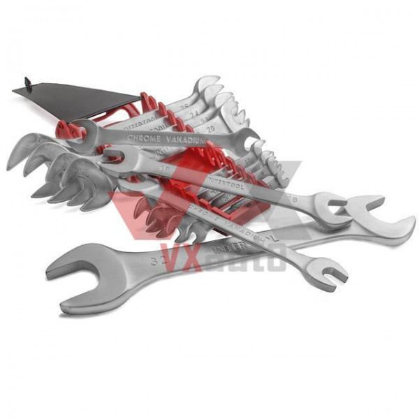 Набір ключів ріжкових 12 од. 6-32 мм Intertool Cr-V