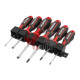 Набор отверток 6 шт. Intertool STORM (SL3, SL5, SL6, PH0, PH1, PH2)