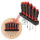 Набор отверток 6 шт. Intertool STORM (SL3, SL5, SL6, PH0, PH1, PH2)