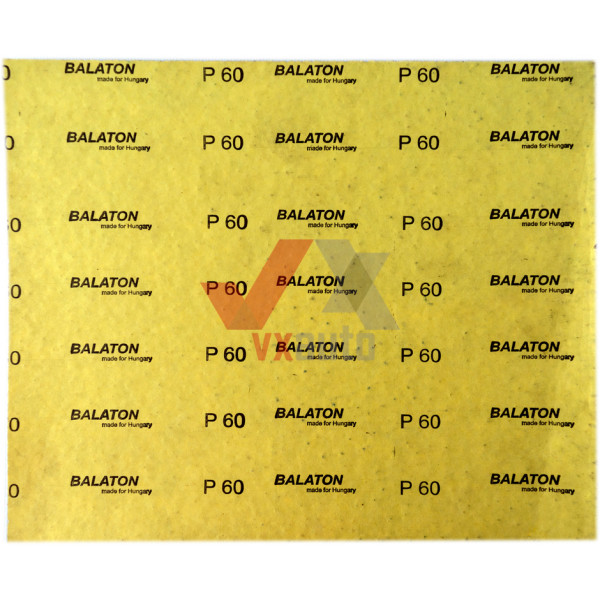 Наждачний папір лист Р-  60 Balaton 230 мм х 280 мм