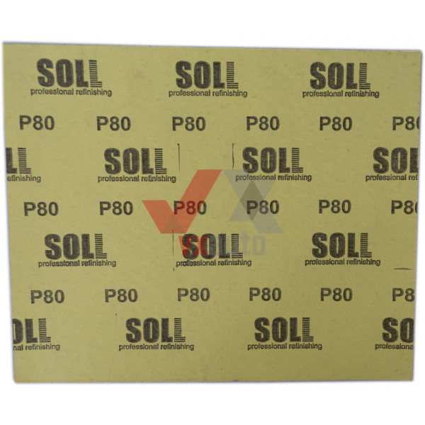 Наждачная бумага лист Р-  80 SOLL 230 мм х 280 мм