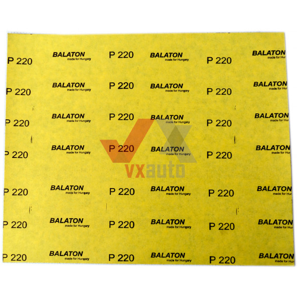 Наждачний папір лист Р- 220 Balaton 230 мм х 280 мм