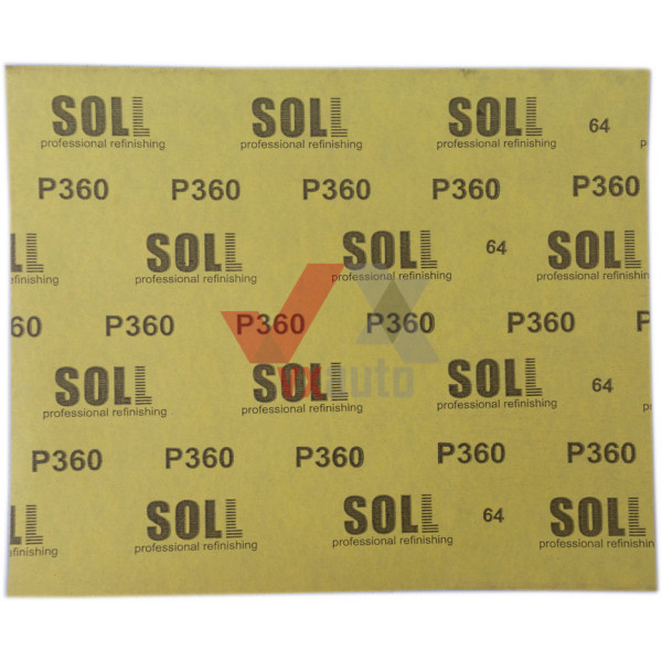 Наждачная бумага лист Р- 360 SOLL 230 мм х 280 мм