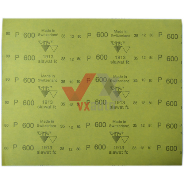 Наждачний папір лист Р- 600 SIA 230 мм х 280 мм