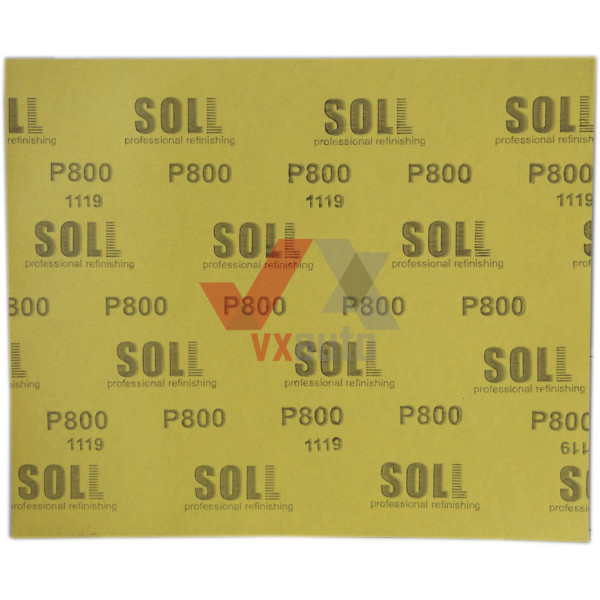 Наждачная бумага лист Р- 800 SOLL 230 мм х 280 мм