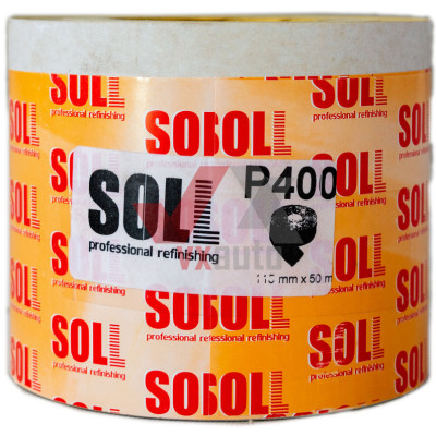 Наждачная бумага в рулоні Р- 400 SOLL 115 мм х 50 м