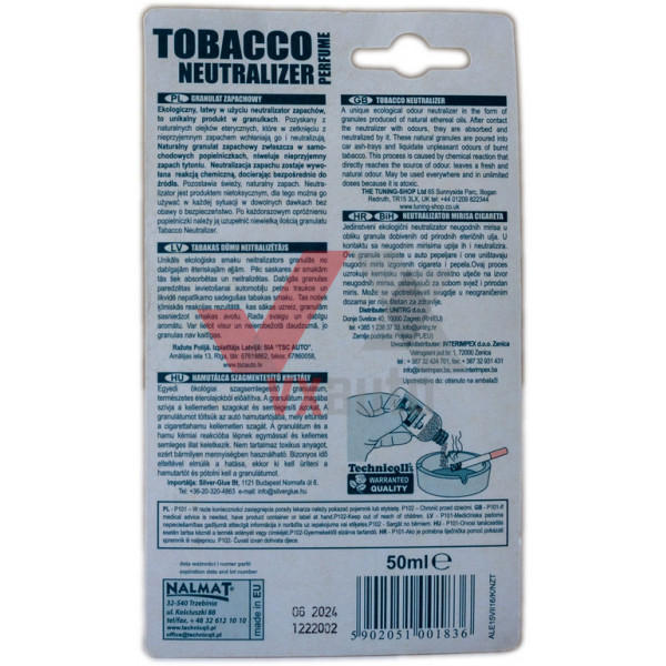 Нейтрализатор запаха табака 50 мл Technicqll