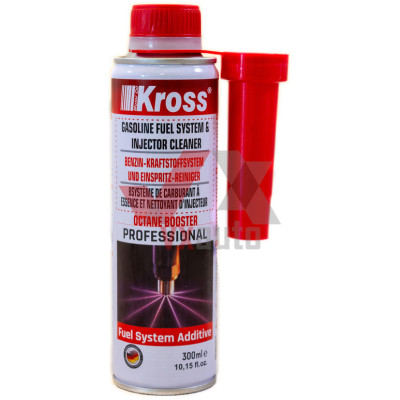 Очиститель инжектора для бензиновых двигателей 300 мл KROSS Gasoline Fuel