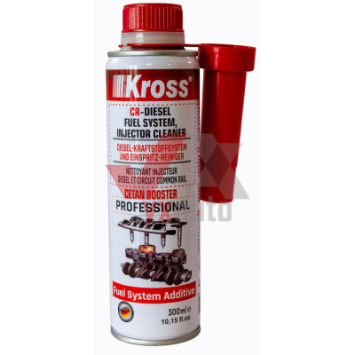 Очиститель инжектора для дизел. двигателей 300 мл KROSS CR-Diesel