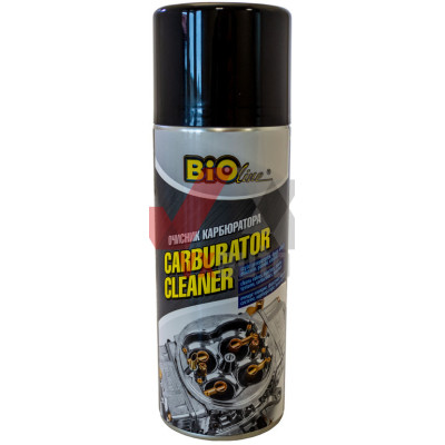 Очиститель карбюратора 400 мл BioLine Carburator Cleaner (аэрозоль)