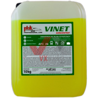 Очиститель пластика 10 кг ATAS Plak Vinet (концентрат, канистра)