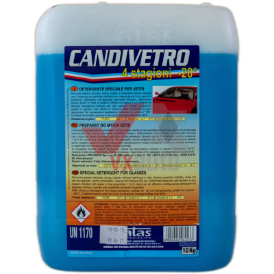 Очиститель стекла 10 кг ATAS Candivetro (канистра)