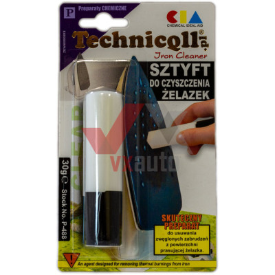 Очиститель утюга (металл. поверхности) 30 г Technicqll (карандаш) 