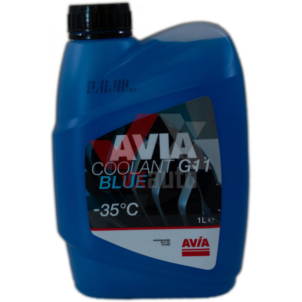 Охолоджуюча рідина 1 л синій -35°С Антифриз Avia G11