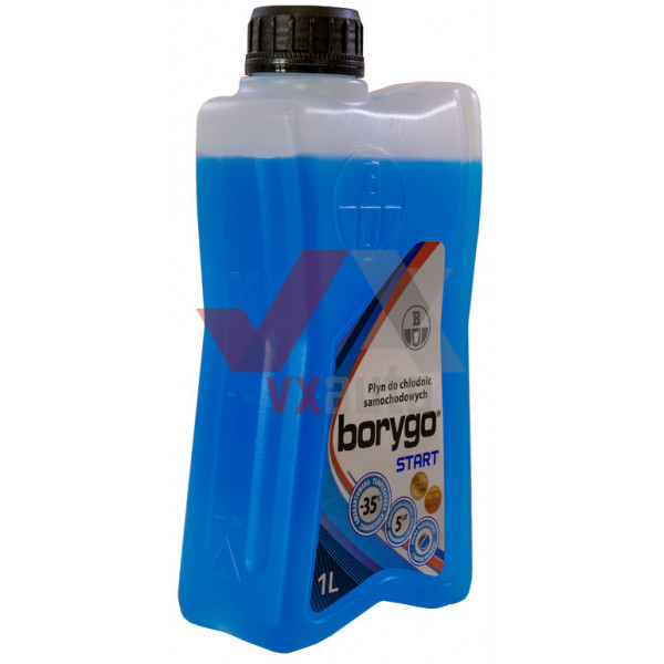 Охлаждающая жидкость 1 л синий -35°С Антифриз Borygo Start G11