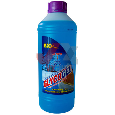 Охолоджуюча рідина 1 л синій -37°С Антифриз BioLine Glycogel G11