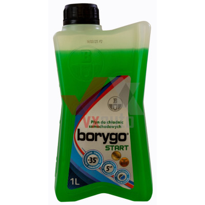 Охолоджуюча рідина 1 л зелений -35°С Антифриз Borygo Start G11