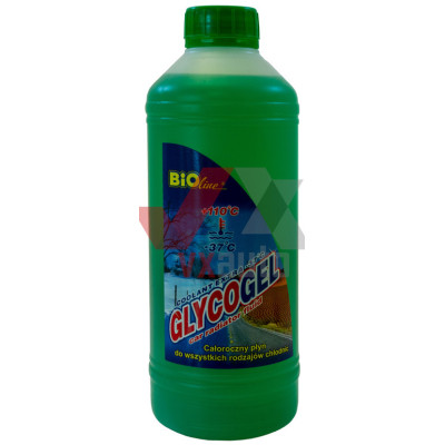 Охолоджуюча рідина 1 л зелений -37°С Антифриз BioLine Glycogel G11