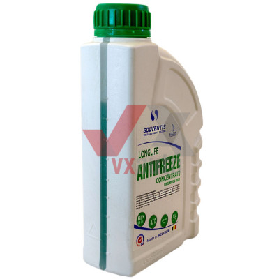 Охолоджуюча рідина 1 л зелений (концентрат) -37°С (при 1:1) Антифриз Solventis G11+