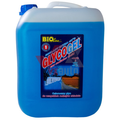 Охолоджуюча рідина 10 л синій -37°С Антифриз BioLine Glycogel G11