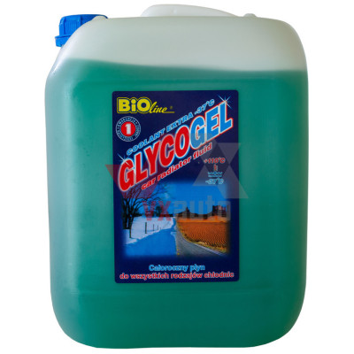 Охолоджуюча рідина 10 л зелений -37°С Антифриз BioLine Glycogel G11