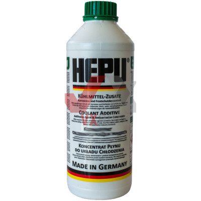 Охолоджуюча рідина 1.5 л зелений (концентрат) -38°С (при 1:1) Антифриз HEPU G11