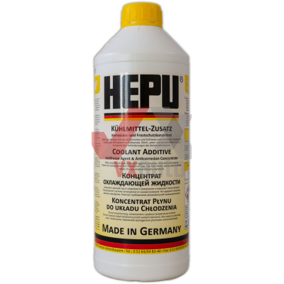 Охолоджуюча рідина 1.5 л жовтий (концентрат) -37°С (при 1:1) Антифриз HEPU G11