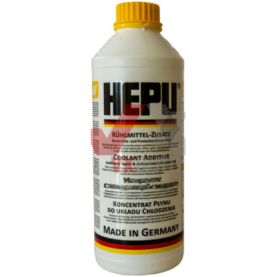 Охолоджуюча рідина 1.5 л жовтий (концентрат) -38°С (при 1:1) Антифриз HEPU G11