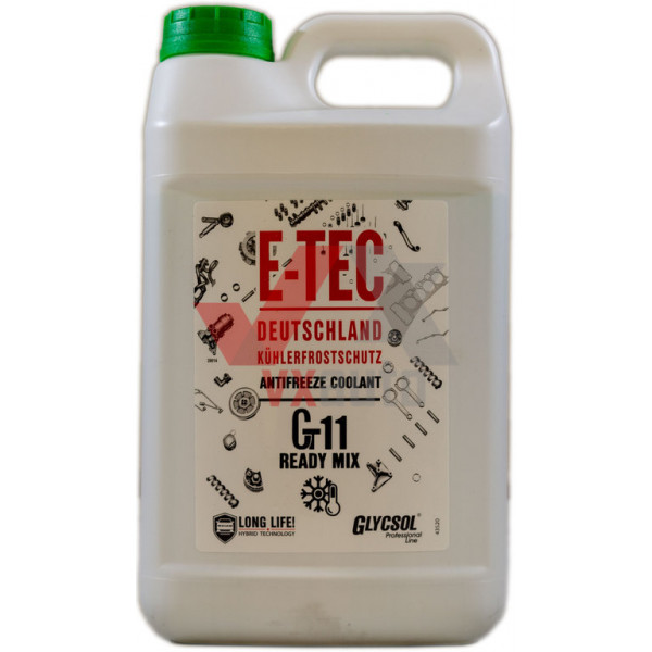 Охолоджуюча рідина 4 л зелений -38°С Антифриз E-TEC Glycsol Ct11