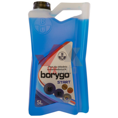 Охолоджуюча рідина 5 л синій -35°С Антифриз Borygo Start G11