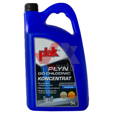 Охолоджуюча рідина 5 л синій (концентрат) -35°С (при 1:1) Антифриз Atas Plak Autorad