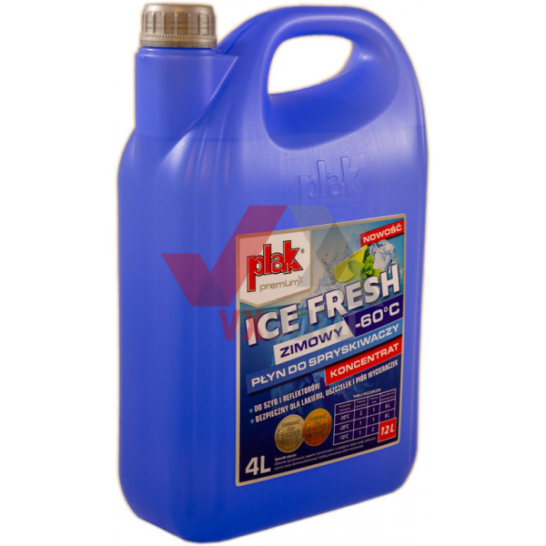 Омивач скла зимовий 4 л Atas plak ICE FRESH -60°C (концентрат)