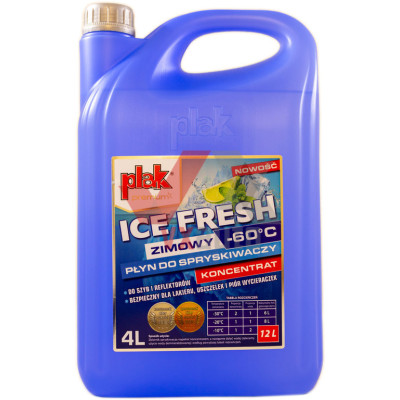 Омыватель стекла зимний 4 л Atas Plak Ice Fresh -60°C (концентрат)