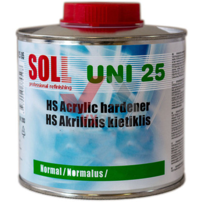 Отвердитель акриловый универсальный 0.5 л SOLL HS UNI 25 Normal