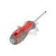 Отвертка крестовая PH1 х 100 мм Intertool CrV
