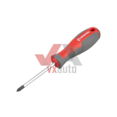 Отвертка крестовая PH1 х 75 мм Intertool CrV