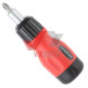 Викрутка реверсивна з насадками 6 шт. Intertool