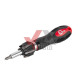 Викрутка реверсивна з насадками 7 шт. Intertool