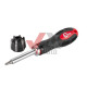 Викрутка реверсивна з насадками 7 шт. Intertool
