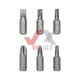 Викрутка реверсивна з насадками 7 шт. Intertool