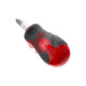 Отвертка с насадками 4 в 1 Intertool мини (SL5, SL6, PH1, PH2)