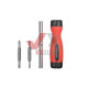 Викрутка з насадками 4 в 1 Intertool (SL5, SL6, PH1, PH2)
