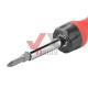 Викрутка з насадками 4 в 1 Intertool (SL5, SL6, PH1, PH2)