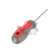 Отвертка шлицевая SL4 х 100 мм Intertool CrV