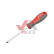 Отвертка шлицевая SL5 х 100 мм Intertool CrV