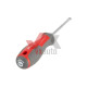 Отвертка шлицевая SL5 х 100 мм Intertool CrV