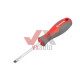 Отвертка шлицевая SL5 х 75 мм Intertool CrV