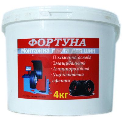 Паста монтажная  4 кг Фортуна красная 