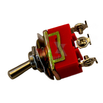 Перемикач тумблер на 2 положення 3 контакти (клема болт)  VORTEX